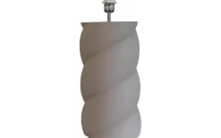 Lampfötter < Hallbergs Swirl Lampfot 54cm Greige