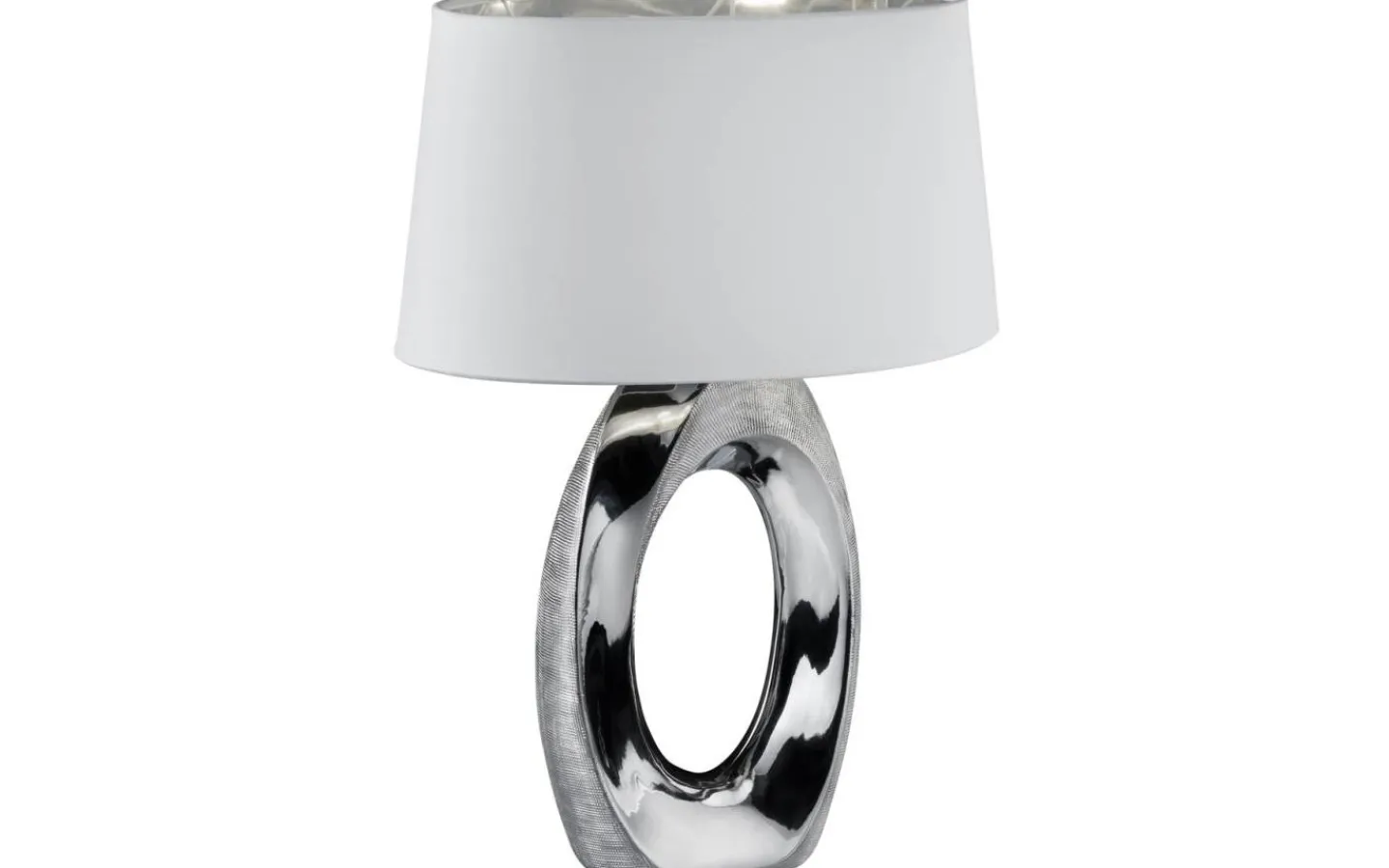 Bordslampor < Reality Taba Bordslampa 52cm E27 silver/vit