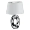 Bordslampor-Reality Taba Bordslampa 33cm E14 silver/vit