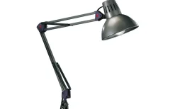 Klämlampor < Trio Lighting Tajo Klämlampa E27 grå