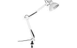 Klämlampor-Trio Lighting Tajo Klämlampa E27 vit
