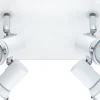 Badrumslampor Tak|Takspot Med Minst 4 Lampor-Eglo Tamara Takspotlight 24cm GU10 LED 3000K 4x2,8W Vit IP44