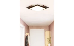 Plafonder-Eglo Tamuria Plafond 28,5cm LED 3000K 20W Svart
