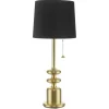 Bordslampor < Oriva Tanger Bordslampa 56cm Borstad Mässing/Svart