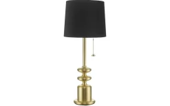 Bordslampor < Oriva Tanger Bordslampa 56cm Borstad Mässing/Svart