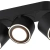 Takspot Med 3 Lampor < Trio Lighting Taurus Spotlight LED 3-delad mattsvart
