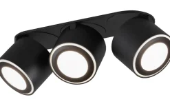 Takspot Med 3 Lampor < Trio Lighting Taurus Spotlight LED 3-delad mattsvart