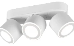 Takspot Med 3 Lampor-Trio Lighting Taurus Spotlight LED 3-delad mattvit