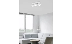 Takspot Med 3 Lampor-Trio Lighting Taurus Spotlight LED 3-delad mattvit