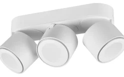 Takspot Med 3 Lampor-Trio Lighting Taurus Spotlight LED 3-delad mattvit