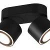 Takspot Med 2 Lampor < Trio Lighting Taurus Spotlight LED 2-delat mattsvart