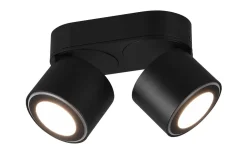 Takspot Med 2 Lampor < Trio Lighting Taurus Spotlight LED 2-delat mattsvart