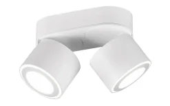Takspot Med 2 Lampor-Trio Lighting Taurus Spotlight LED 2-delat mattvitt