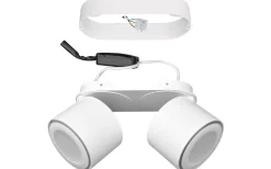 Takspot Med 2 Lampor-Trio Lighting Taurus Spotlight LED 2-delat mattvitt