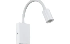 Läslampor-Eglo Tazzoli Vägglampa USB LED 3000K 3,8W Vit