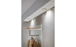 Spotlights Med Utbytbar Ljuskälla < Eglo Tedo Spotlight GU10 LED 3000K 4,6W Nickel