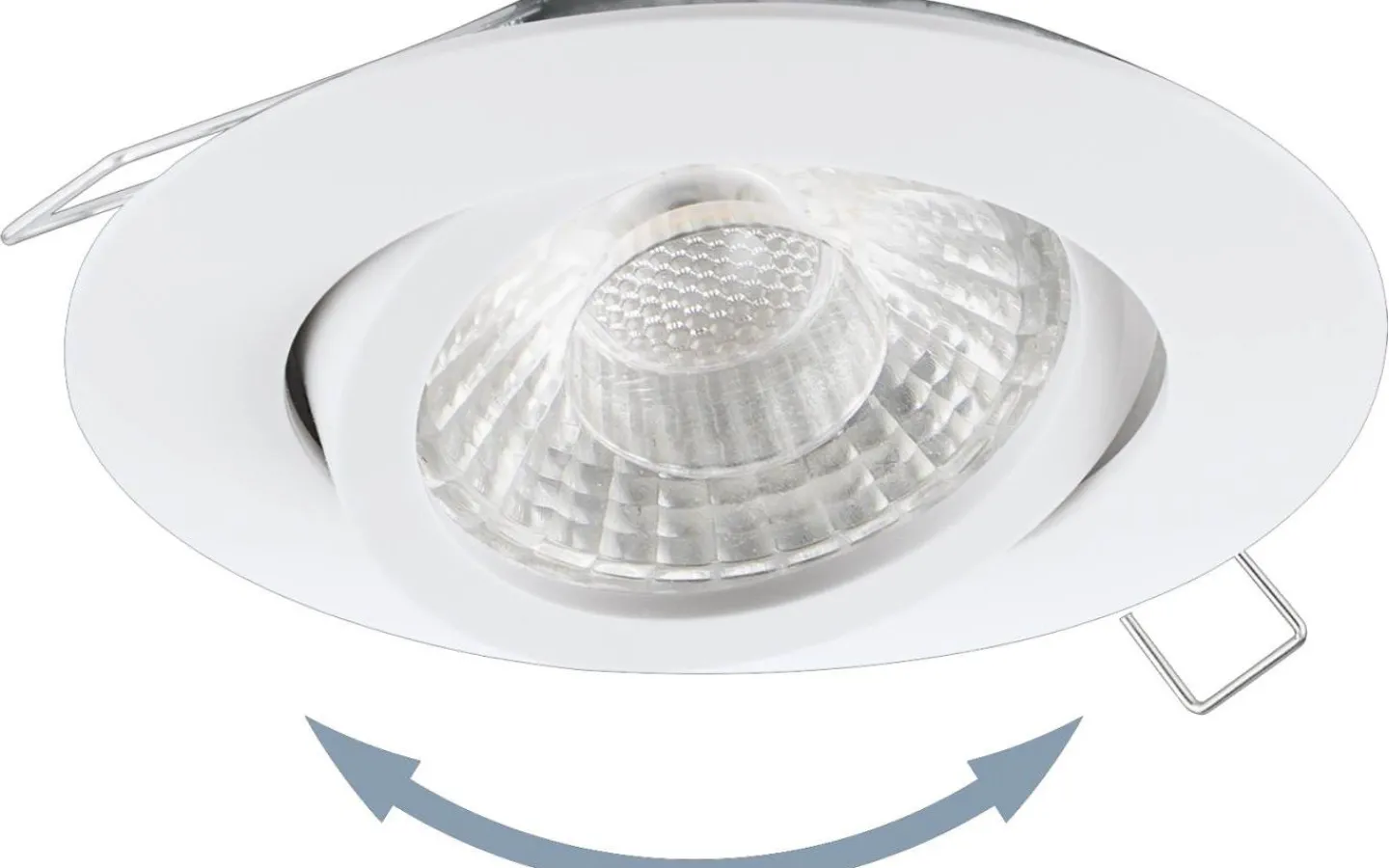 Spotlights Med Utbytbar Ljuskälla < Eglo Tedo Spotlight 3-Pack 3-steg DIM GU10 LED 3000K 3x4,8W Vit