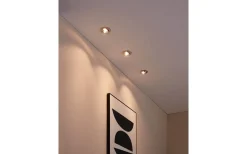 Spotlights Med Utbytbar Ljuskälla-Eglo Tedo Spotlight 3-Pack 3-steg DIM GU10 LED 3000K 3x4,8W Nickel