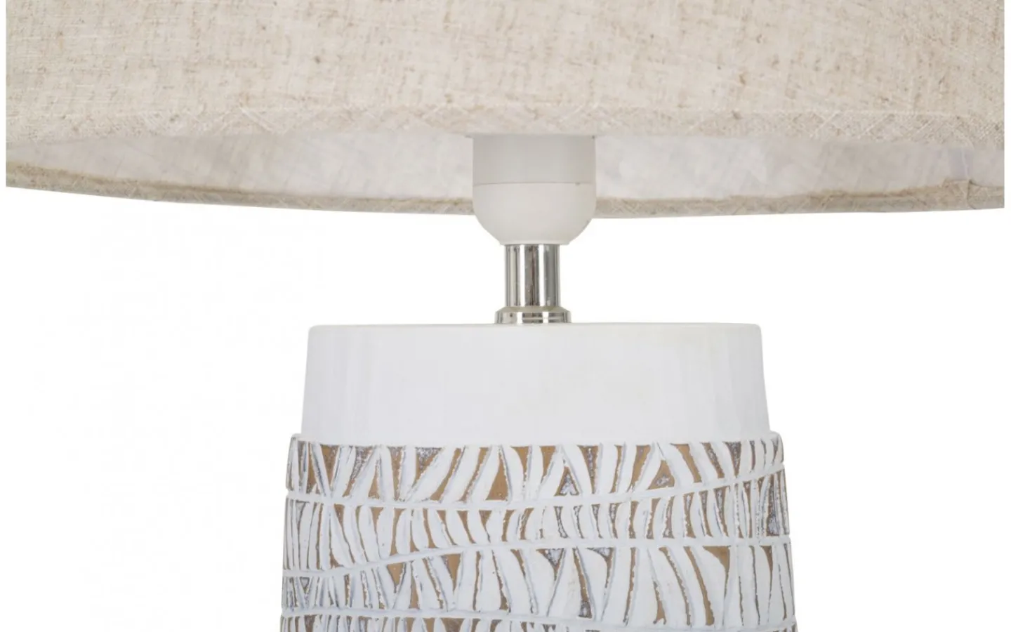 Bordslampor-Mauro Ferretti Tema Bordslampa 60,5cm Vit/Beige