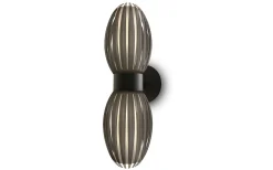 Lampetter-Herstal Tentacle Duo Vägglampa 34cm Svart/Rökfärgad