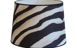 Mönstrade Lampskärmar < Hallbergs Terranea Zebra Lampskärm Ø20cm Svart Ralph Lauren