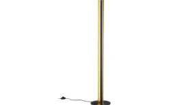 Golvlampor-Trio Lighting Texel Golvlampa LED svart/guld