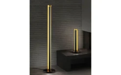 Golvlampor-Trio Lighting Texel Golvlampa LED svart/guld