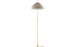 Plisserade Lampskärmar-Karlskrona Lampfabrik Textilskärm 500 - Beige bomullstyg
