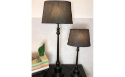 Lampfötter < Oriva Theo Lampfot 42cm Svart/guld