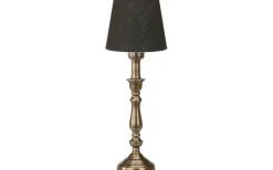 Vardagsrum|Bordslampor < PR Home Therese Bordslampa 43cm Antikmässing/Svart