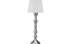 Vardagsrum|Bordslampor < PR Home Therese Bordslampa 43cm Antiksilver/Offwhite