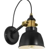Läslampor < Eglo Thornford Vägglampa Svart