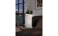 Läslampor < Eglo Thornford Vägglampa Svart