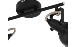 Avlånga Takspotlights|Takspot Med 2 Lampor < Eglo Thornton Takspotlight 39cm Svart/Guld