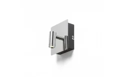 Läslampor < Rendl Tiara Vägglampa Krom LED 2x3W 3000K