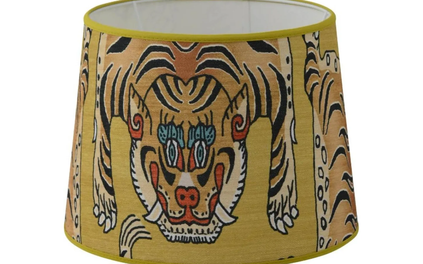 Mönstrade Lampskärmar < Hallbergs Tiger Lampskärm Ø24cm Guld
