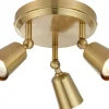 Runda Takspotlights|Takspot Med 3 Lampor < Markslojd Tiny Takspotlight 18cm Mässing