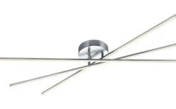 Plafonder < Trio Lighting Tiriac Plafond LED borstat stål