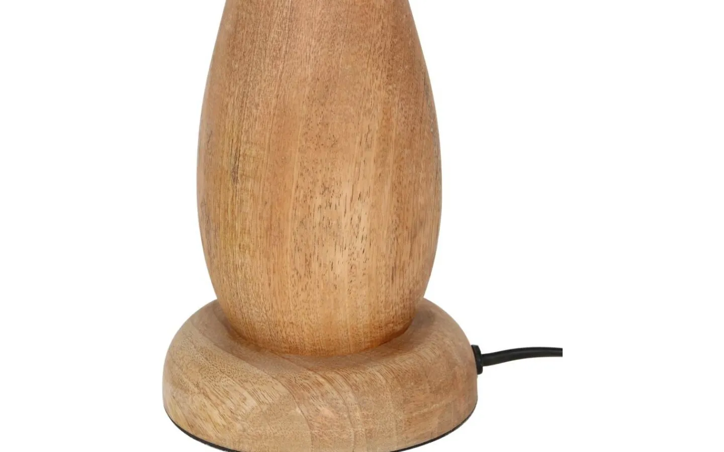 Bordslampor-Trio Lighting Toba Bordslampa E27 trä/beige