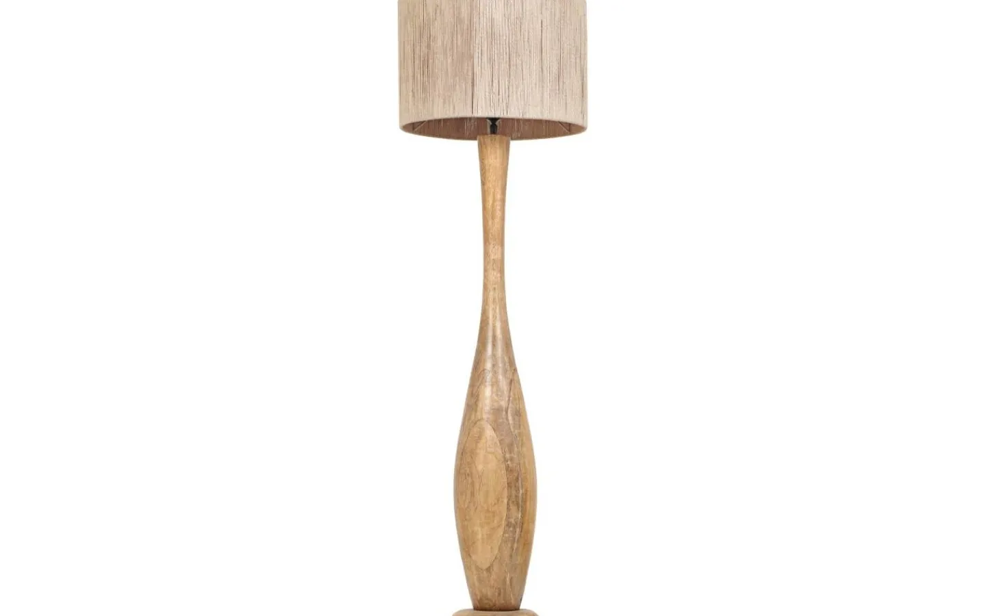 Golvlampor < Trio Lighting Toba Golvlampa E27 trä/beige