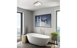 Badrumslampor Tak-Eglo Tolorico Plafond 35cm LED 4000K 22W Krom IP44