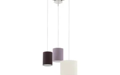 Stora Taklampor Ø50-69 Cm < Eglo Tombolo Taklampa 55cm Creme/Taupe/Brun