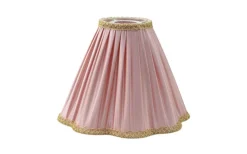 Toppringsskärmar < Hallbergs Torino Toppringsskärm Plisserad Ø25cm Rosa