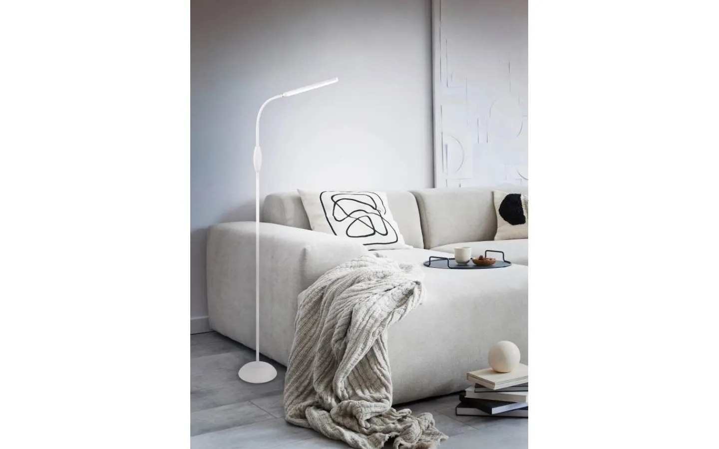 Golvläslampor-Reality Toro Golvlampa LED vit
