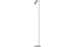 Golvläslampor-Oriva Toronto Golvlampa 144cm Satin nickel