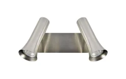 Sovrum|Läslampor-Oriva Toronto Vägglampa 2L Satin Nickel