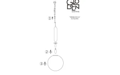 Fönsterlampor|Kök & Matplats < Globen Lighting Torrano Fönsterlampa 15cm E14 Grön/Opalvit