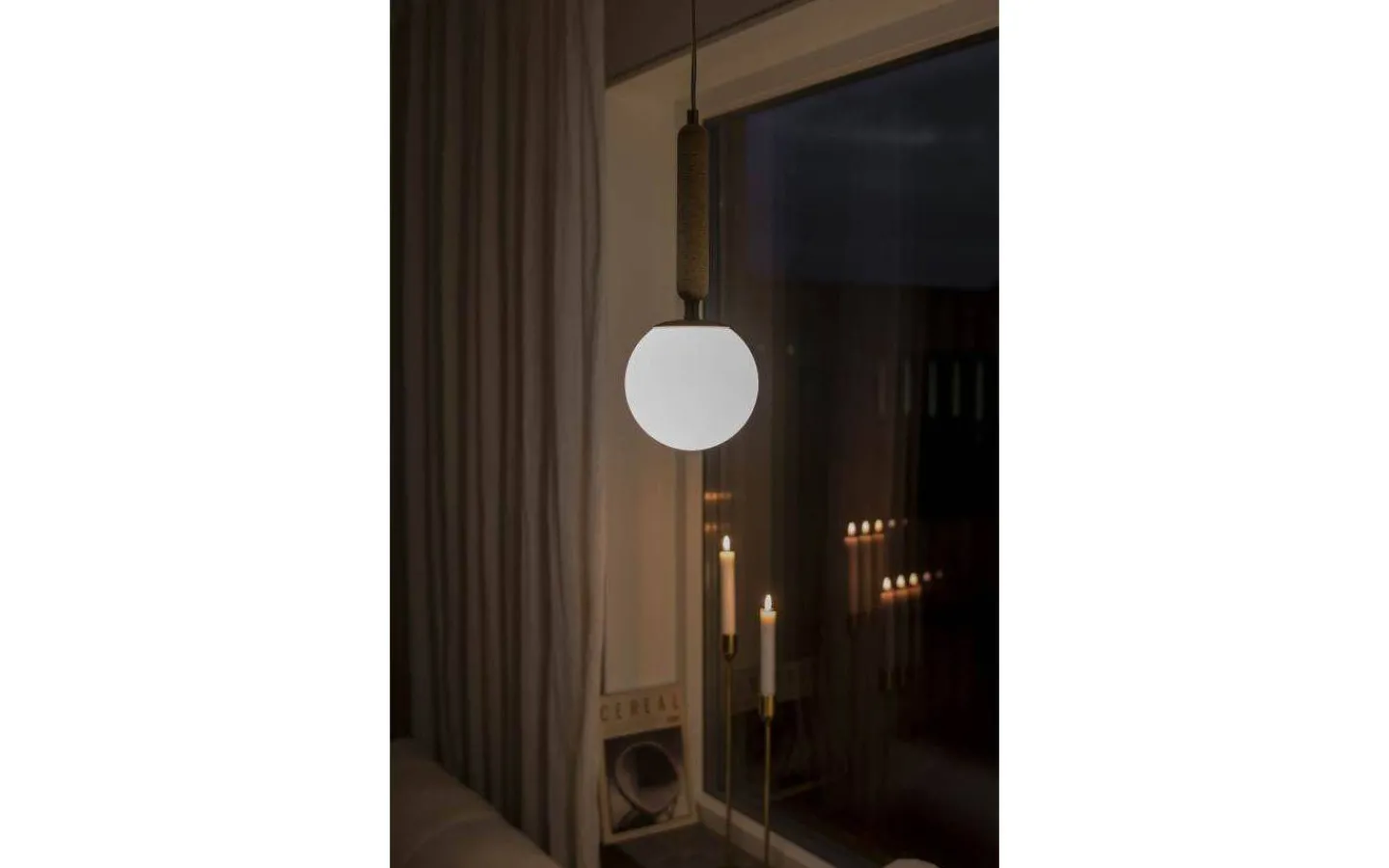 Fönsterlampor < Globen Lighting Torrano Fönsterlampa 15cm Travertin