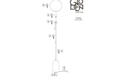 Vardagsrum|Golvlampor-Globen Lighting Torrano Golvlampa 145cm Brun
