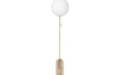 Golvlampor-Globen Lighting Torrano Golvlampa 145cm Travertin